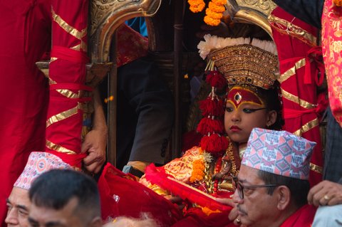 The only one-of-a-kind Goddess of Nepal, Kumari